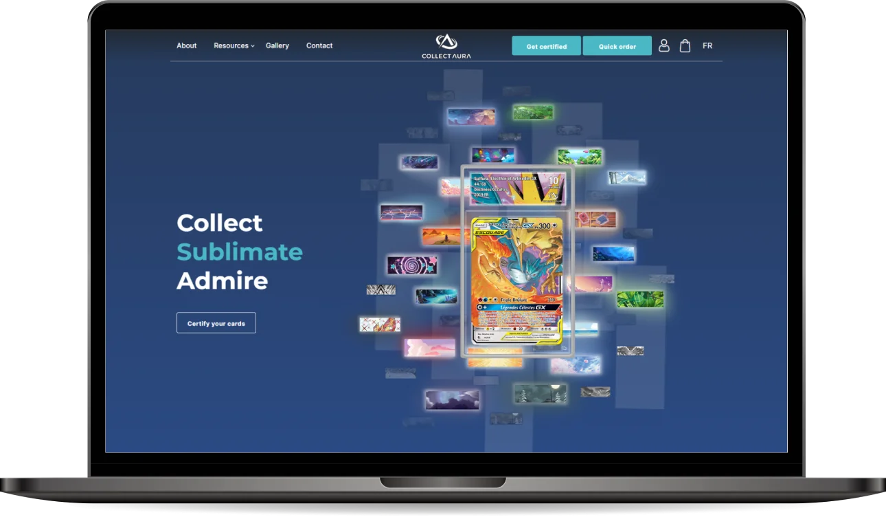 Collect Aura: eCommerce Platform For Card Grading Services in Europe