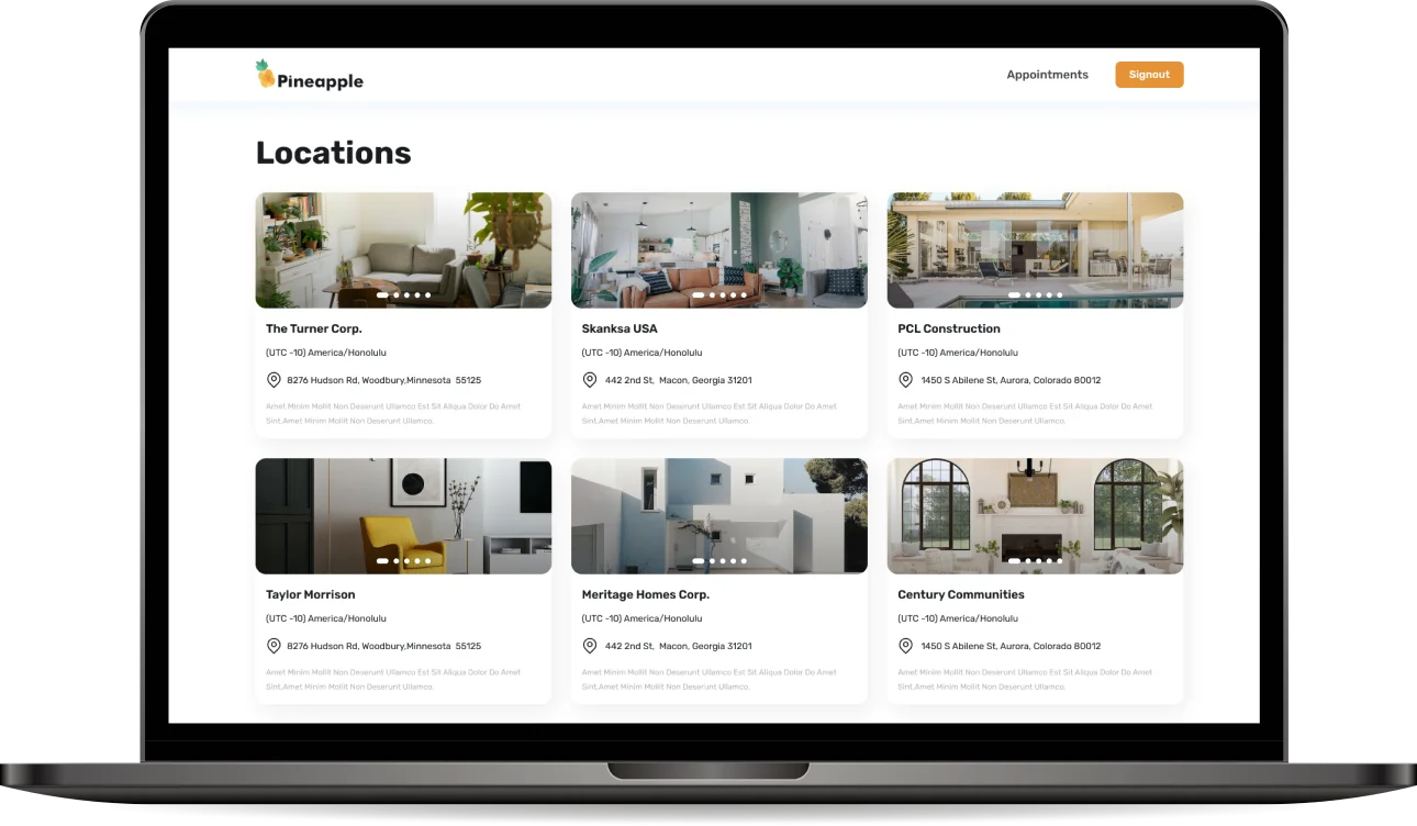 Pineapple: Property Rental & Leasing Platform