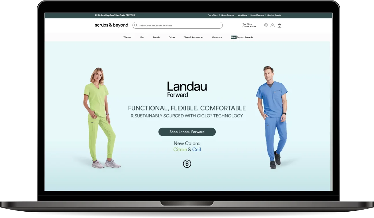 Scrubs & Beyond: e-Store for Healthcare Apparels & Accessories