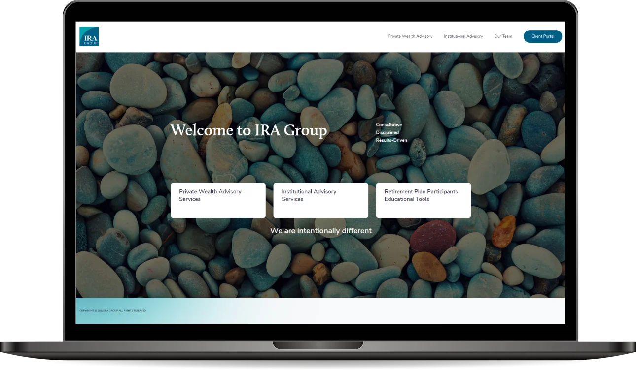 IRA Group: Retirement and Investment Consultation Site Built in WordPress